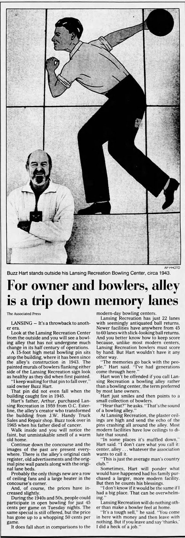 Lansing Recreation Center - Jan 1992 Article (newer photo)